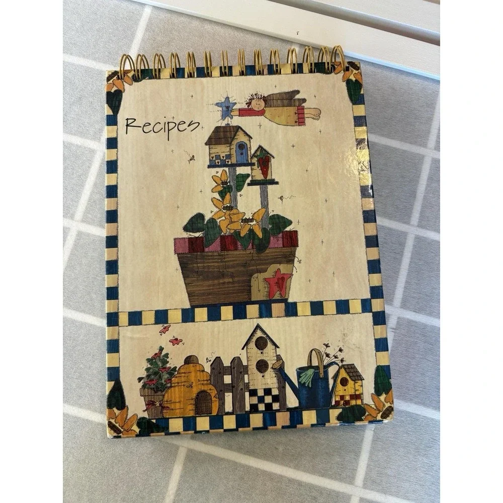 Collective Country Nona Gobel Recipe Journal Angel Shabby Chic Rural Folksy Farm